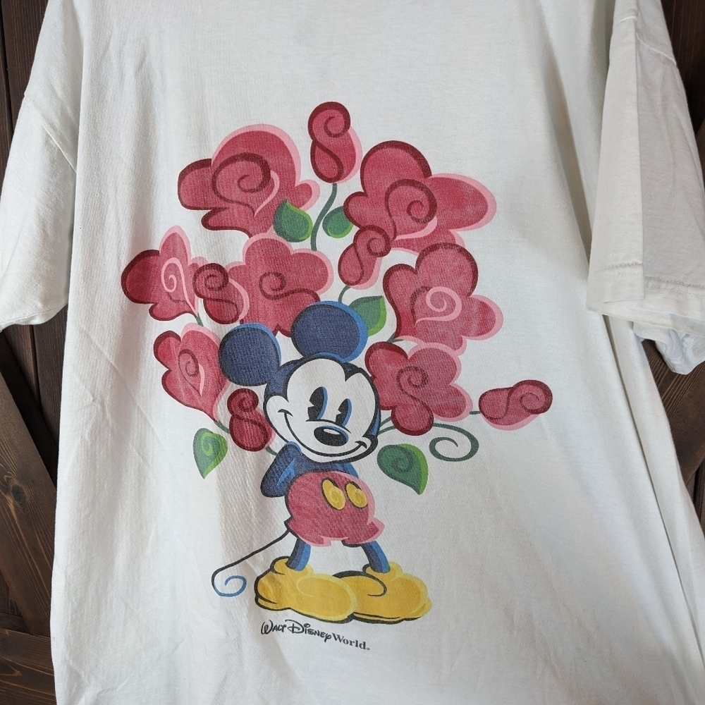 Vintage Walt Disney World Hotel Sleep Shirt OSFM Mickey Mouse - Picture 2 of 6